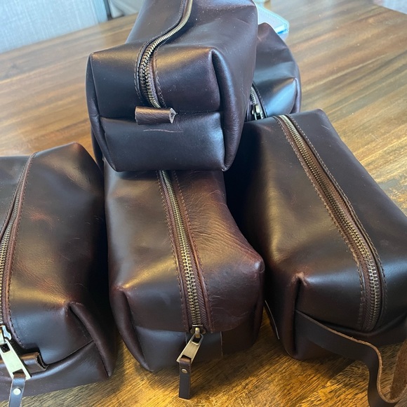 *SOLD OUT* Brand new hand crafted leather Dopp Kits - Picture 3 of 3